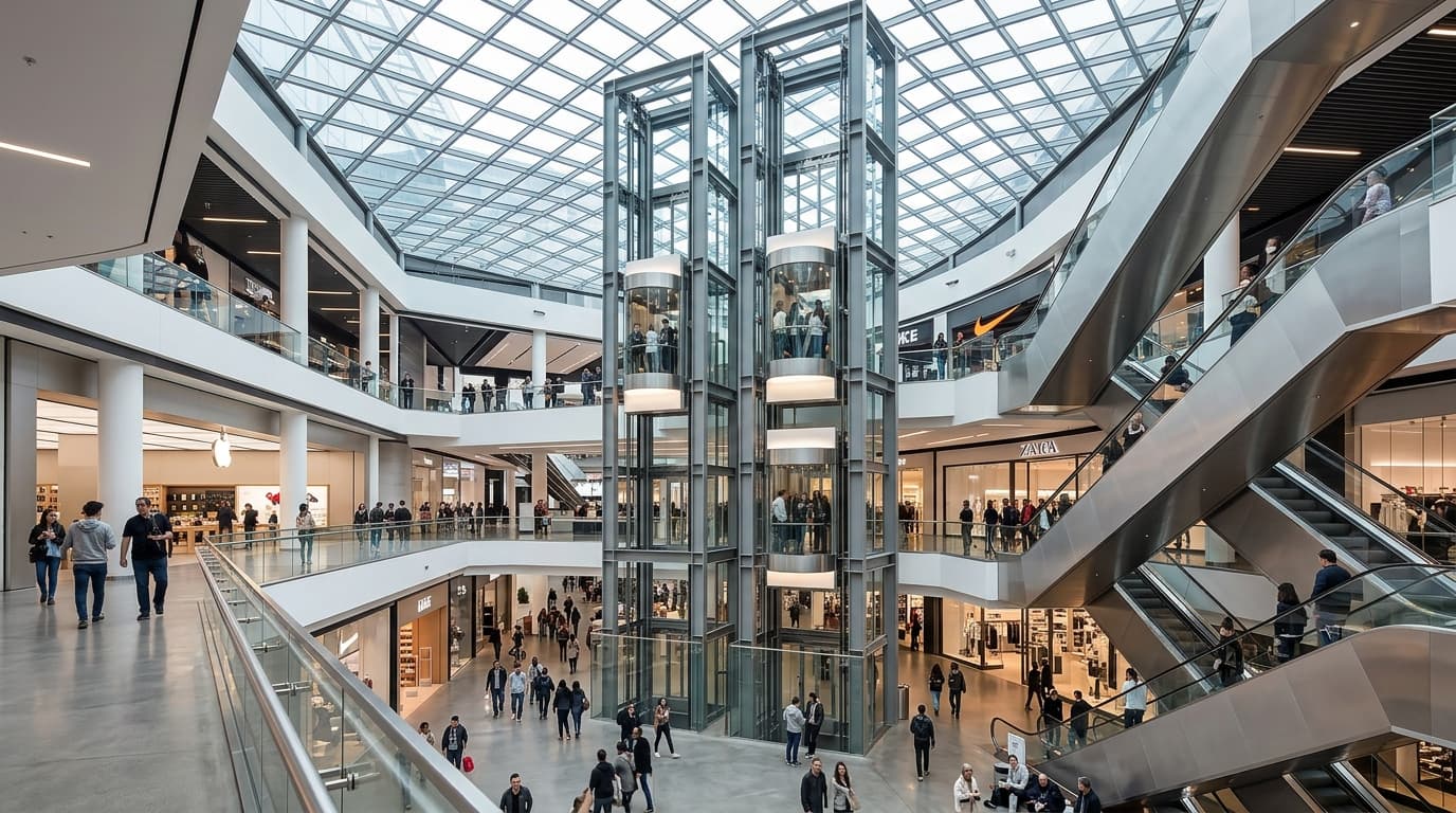 Modern elevators and escalators